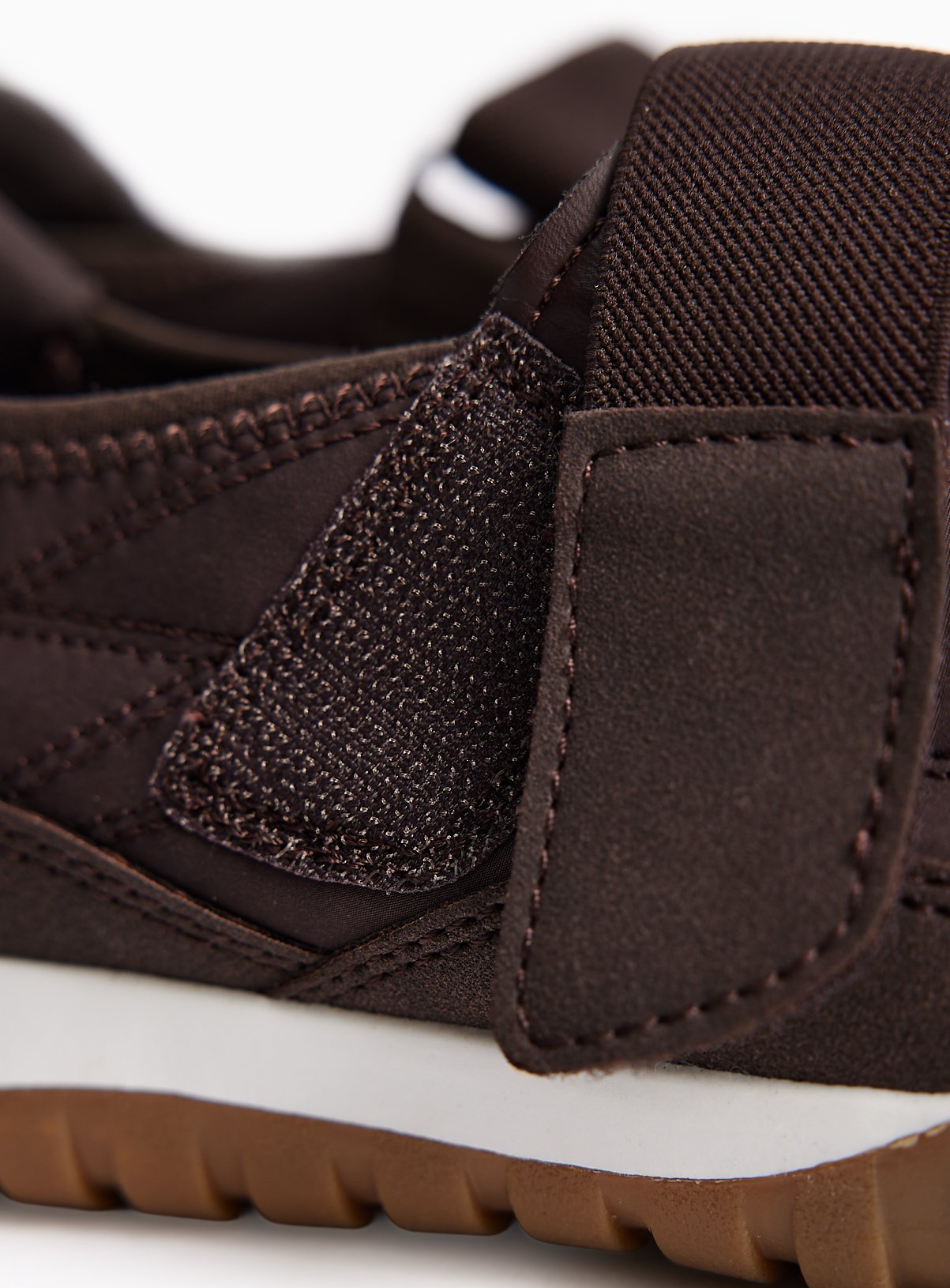 Dark Brown Chunky Mary Jane Trainers 5 - Image 3 thumbnail
